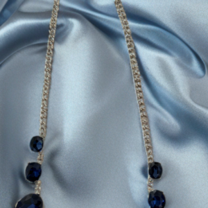 Stunning SapphireBlue Stone Necklace